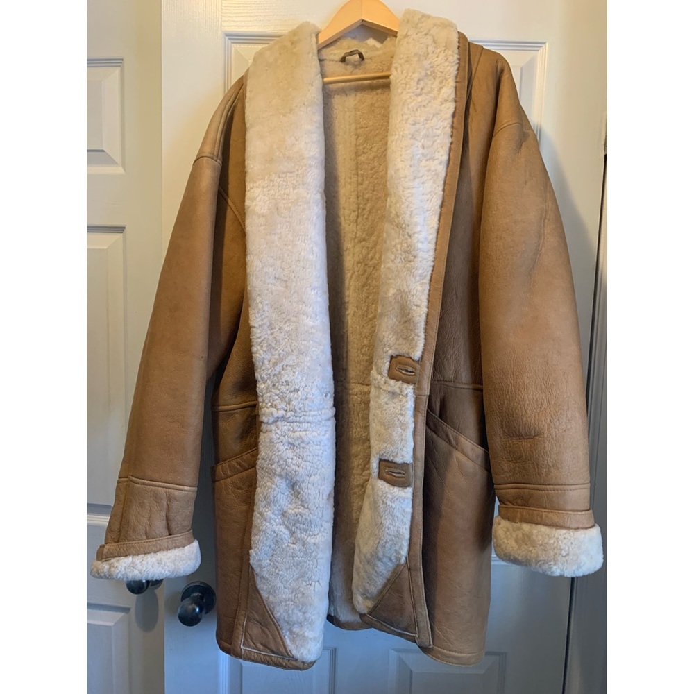 Vintage Authentic Sheep Skin Coat
